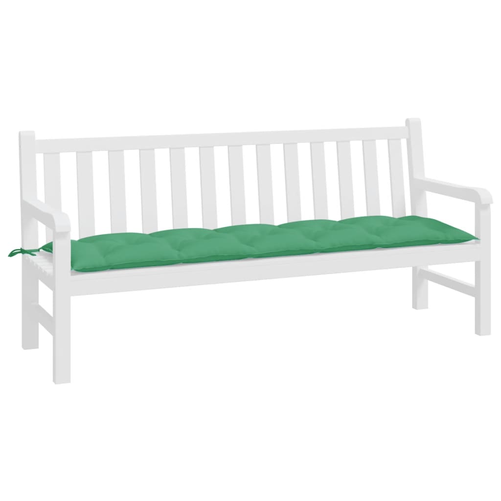 Garden Bench Cushion Green 180x50x7 cm Oxford Fabric