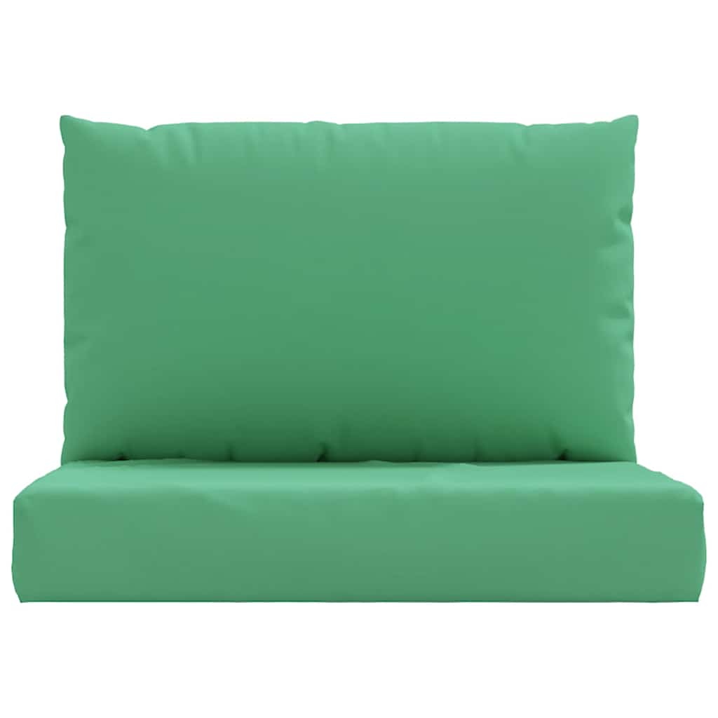 Pallet Cushions 2 pcs Green Oxford Fabric