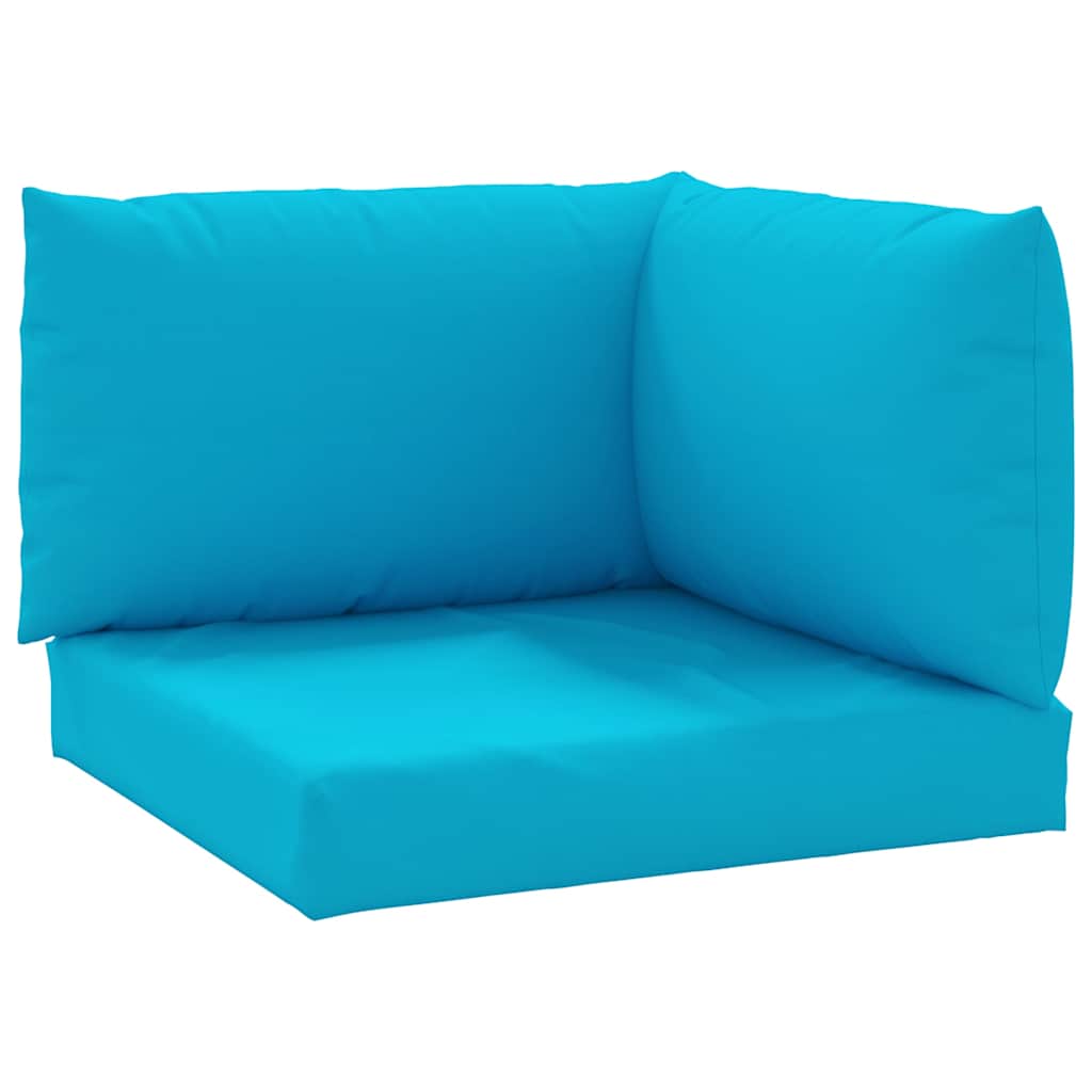 Pallet Cushions 3 pcs Light Blue Oxford Fabric
