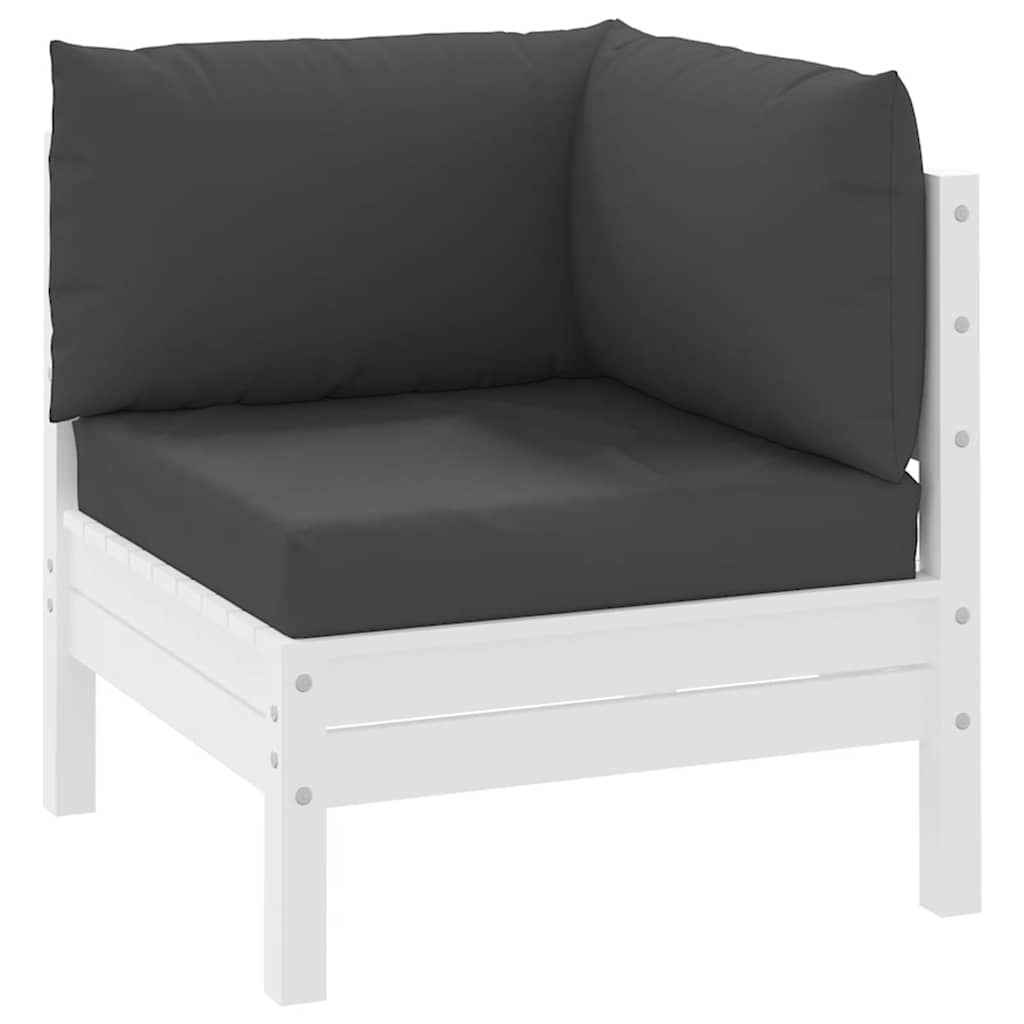 Pallet Cushions 3 pcs Black Oxford Fabric