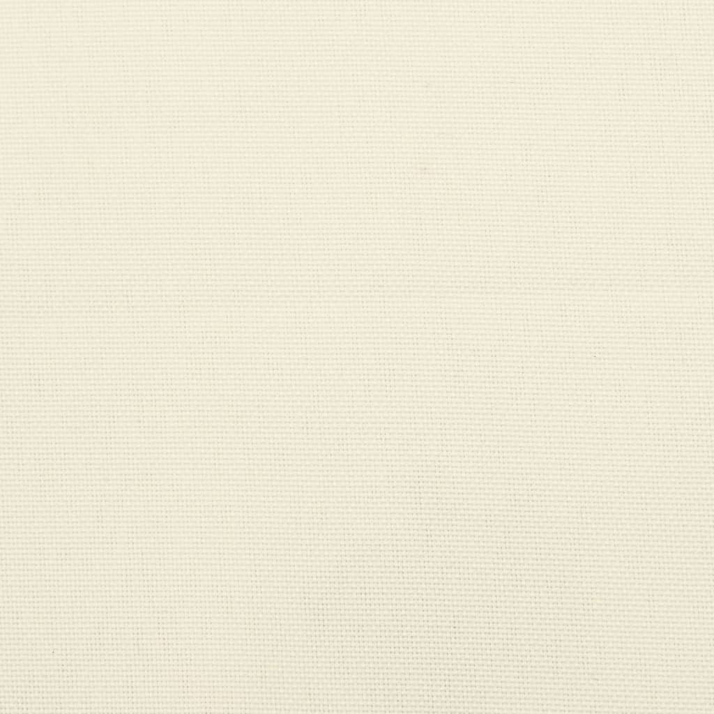 Round Cushion Cream Ø 60 x11 cm Oxford Fabric