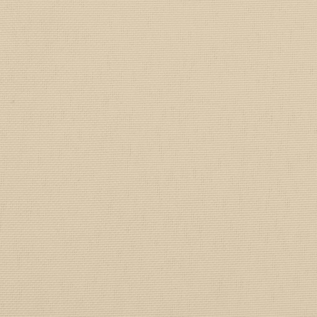 Round Cushion Beige Ø 60 x11 cm Oxford Fabric
