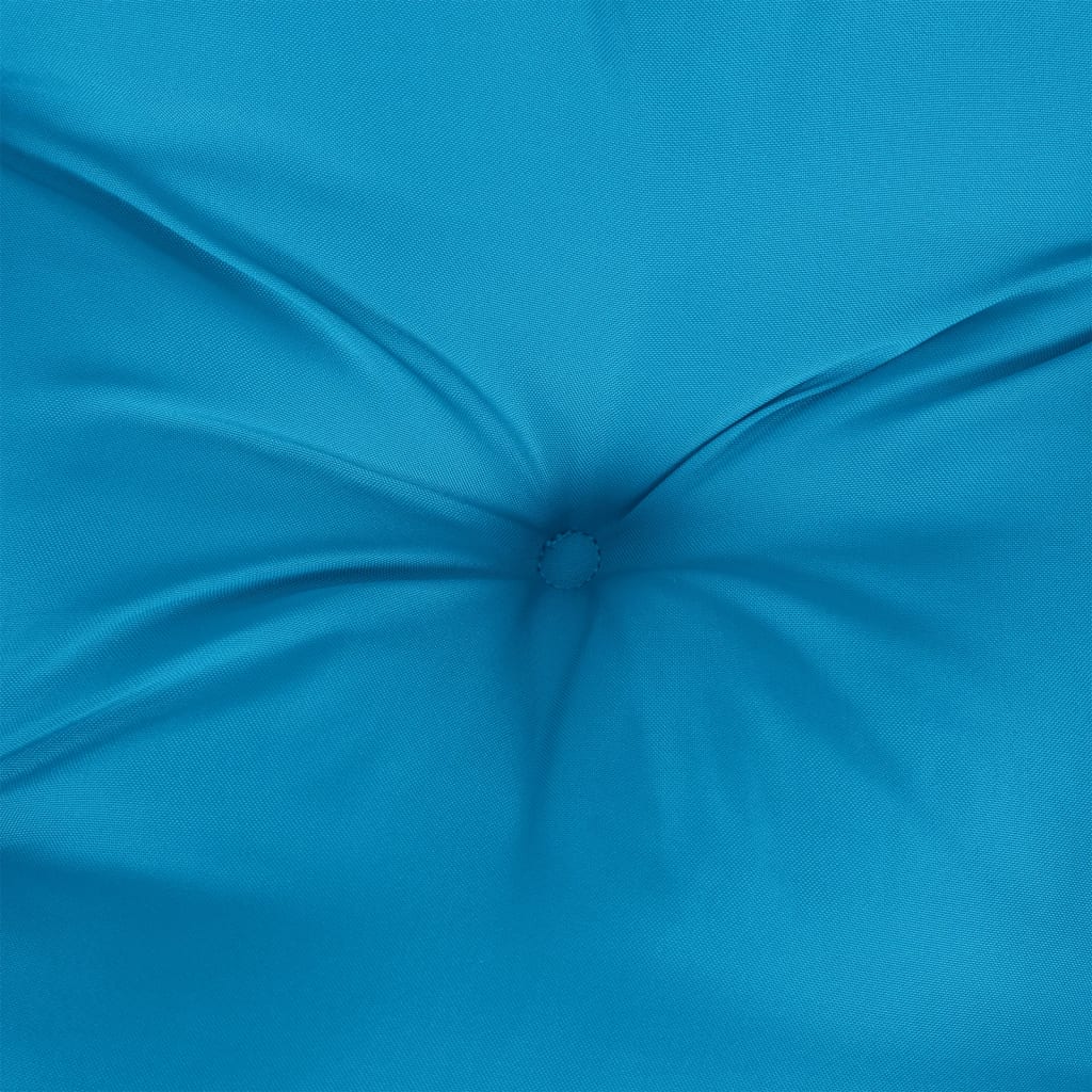 Round Cushion Light Blue Ø 60 x11 cm Oxford Fabric