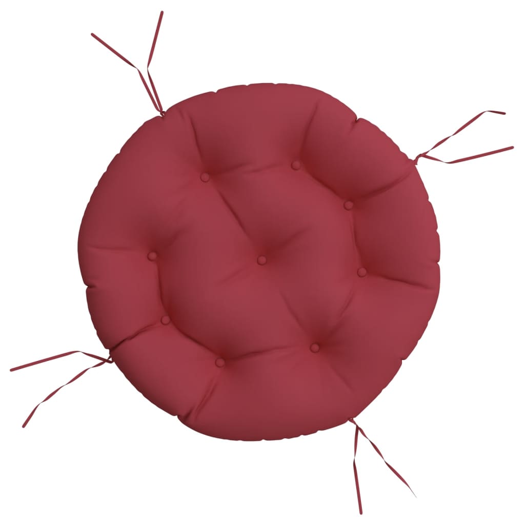 Round Cushion Wine Red Ø 60 x11 cm Oxford Fabric