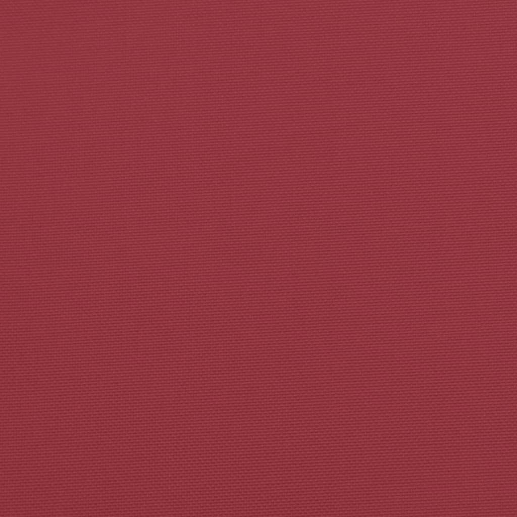 Round Cushion Wine Red Ø 60 x11 cm Oxford Fabric