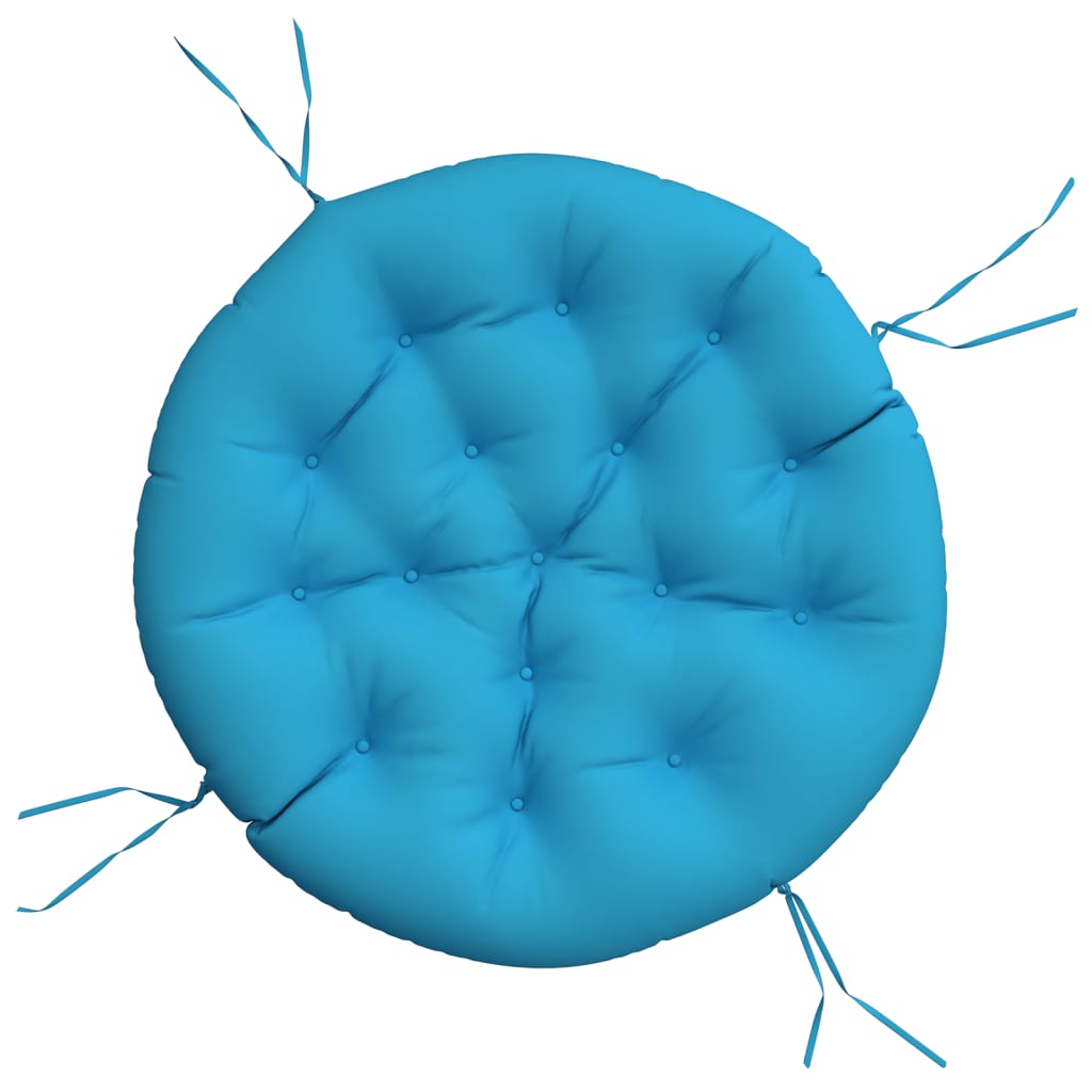Round Cushion Light Blue Ø 100 x11 cm Oxford Fabric