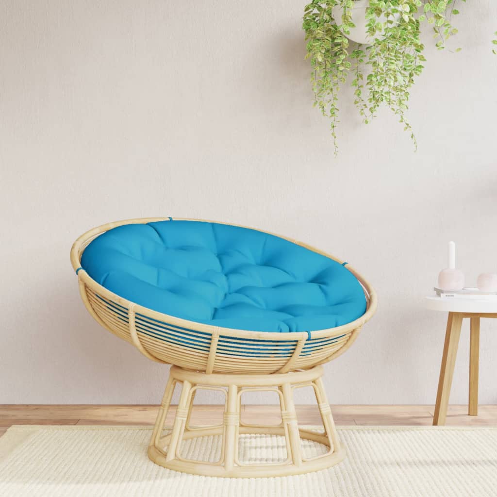 Round Cushion Light Blue Ø 100 x11 cm Oxford Fabric