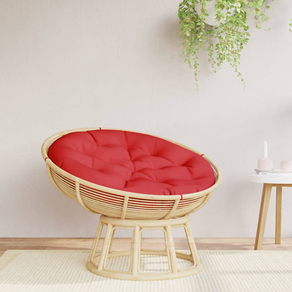 Round Cushion Red Ø 100 x11 cm Oxford Fabric
