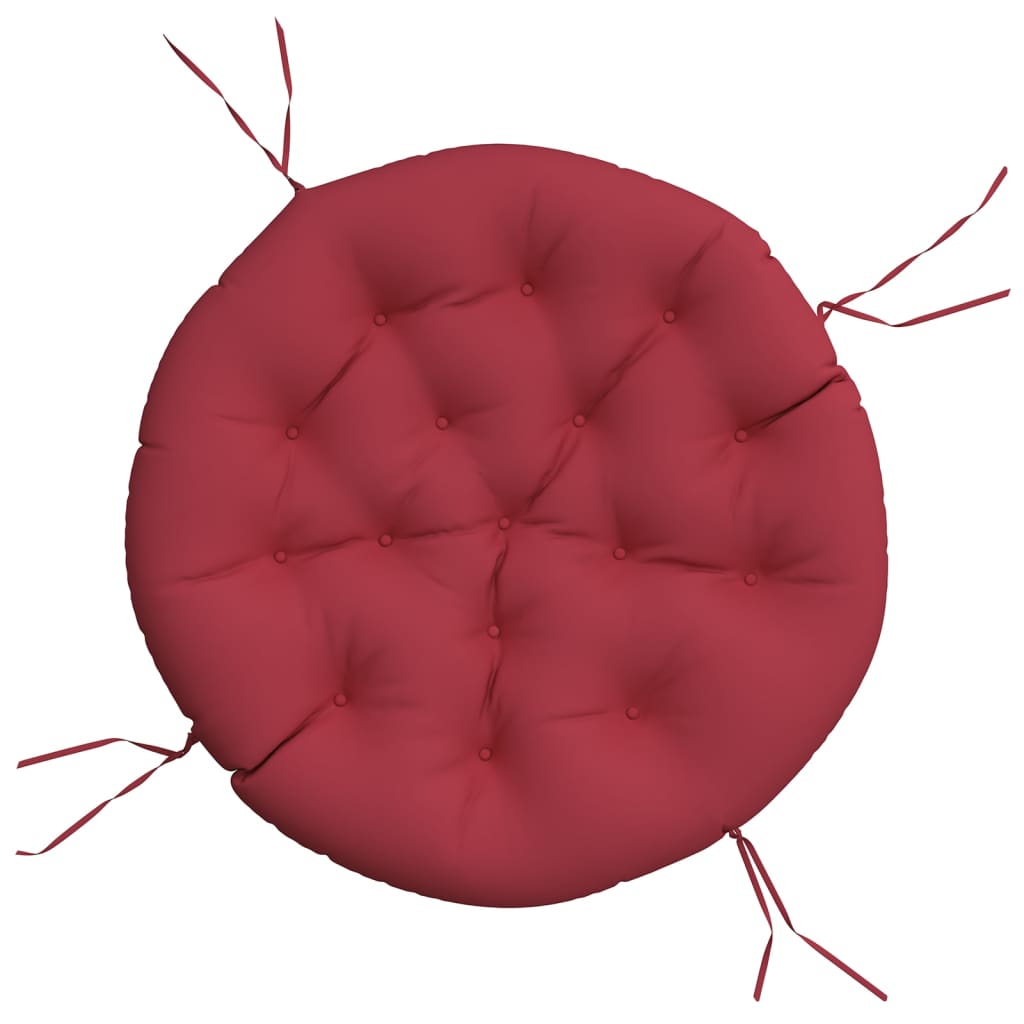 Round Cushion Wine Red Ø 100 x11 cm Oxford Fabric