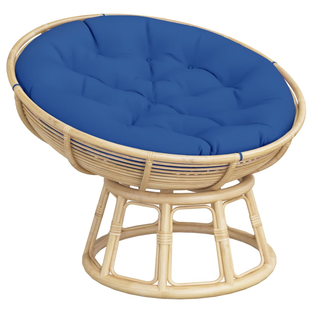 Round Cushion Royal Blue Ø 100 x11 cm Oxford Fabric