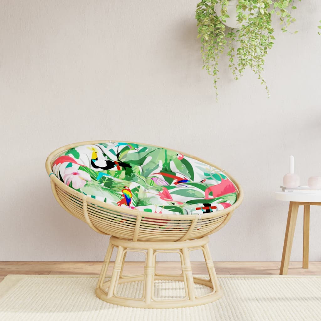 Round Cushion Multicolour Ø 100 x11 cm Oxford Fabric