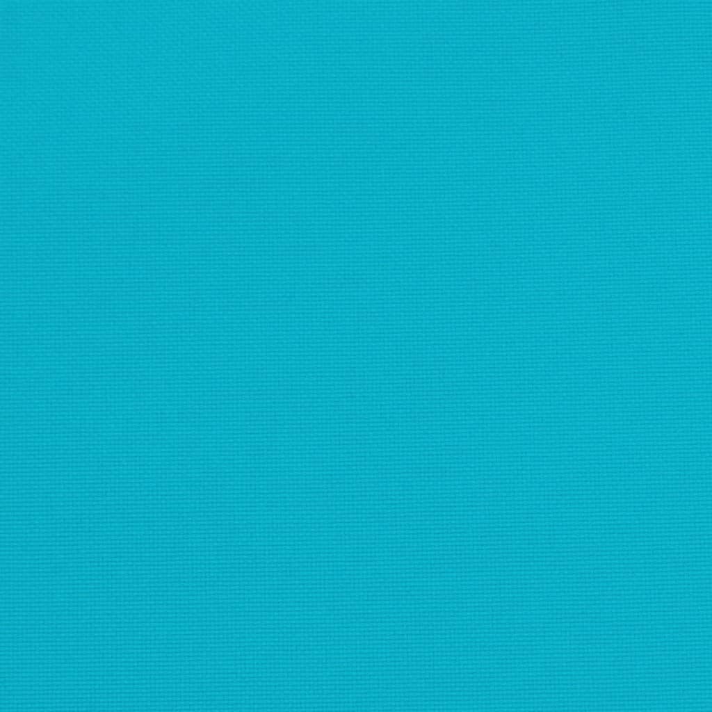 Round Cushion Turquoise Ø 100 x11 cm Oxford Fabric