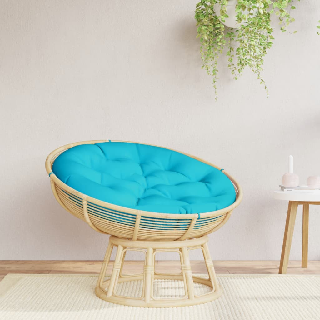 Round Cushion Turquoise Ø 100 x11 cm Oxford Fabric