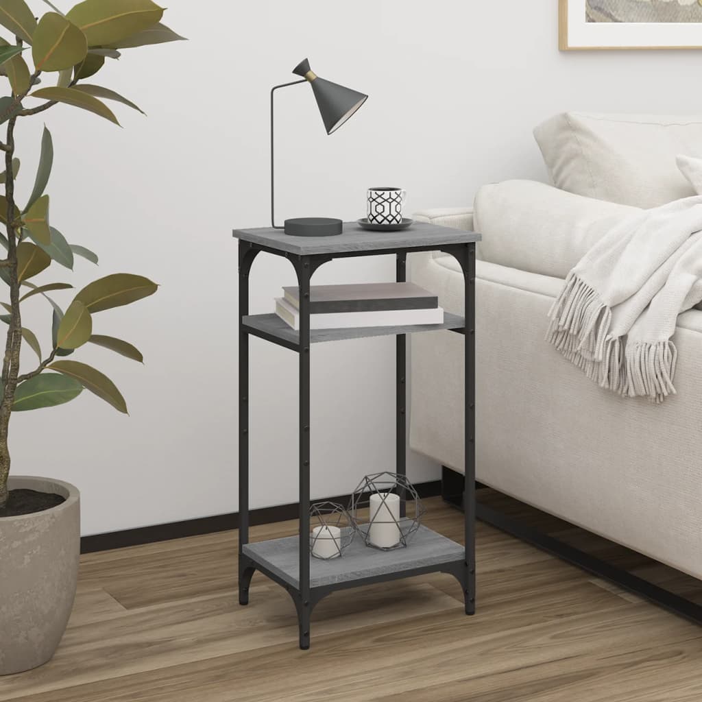 vidaXL Side Table Grey Sonoma 40x30x75 cm Engineered Wood