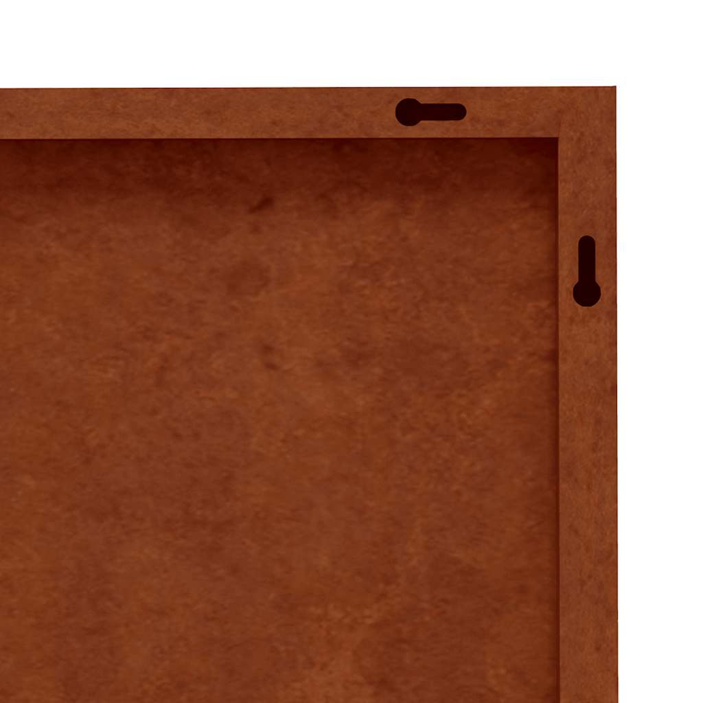 Garden Wall Decoration 105x55 cm Corten Steel Leaf Design