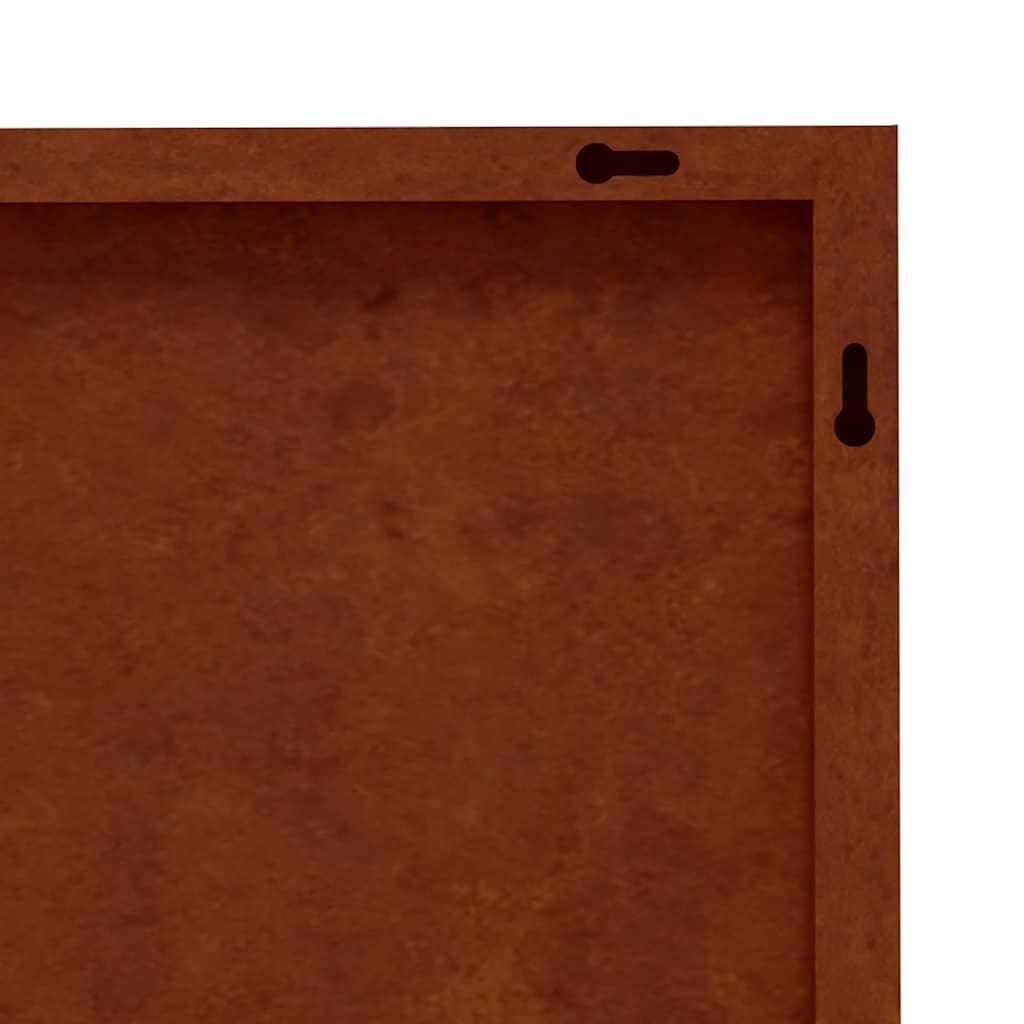 Garden Wall Decorations 2 pcs 105x55 cm Corten Steel Tree Design
