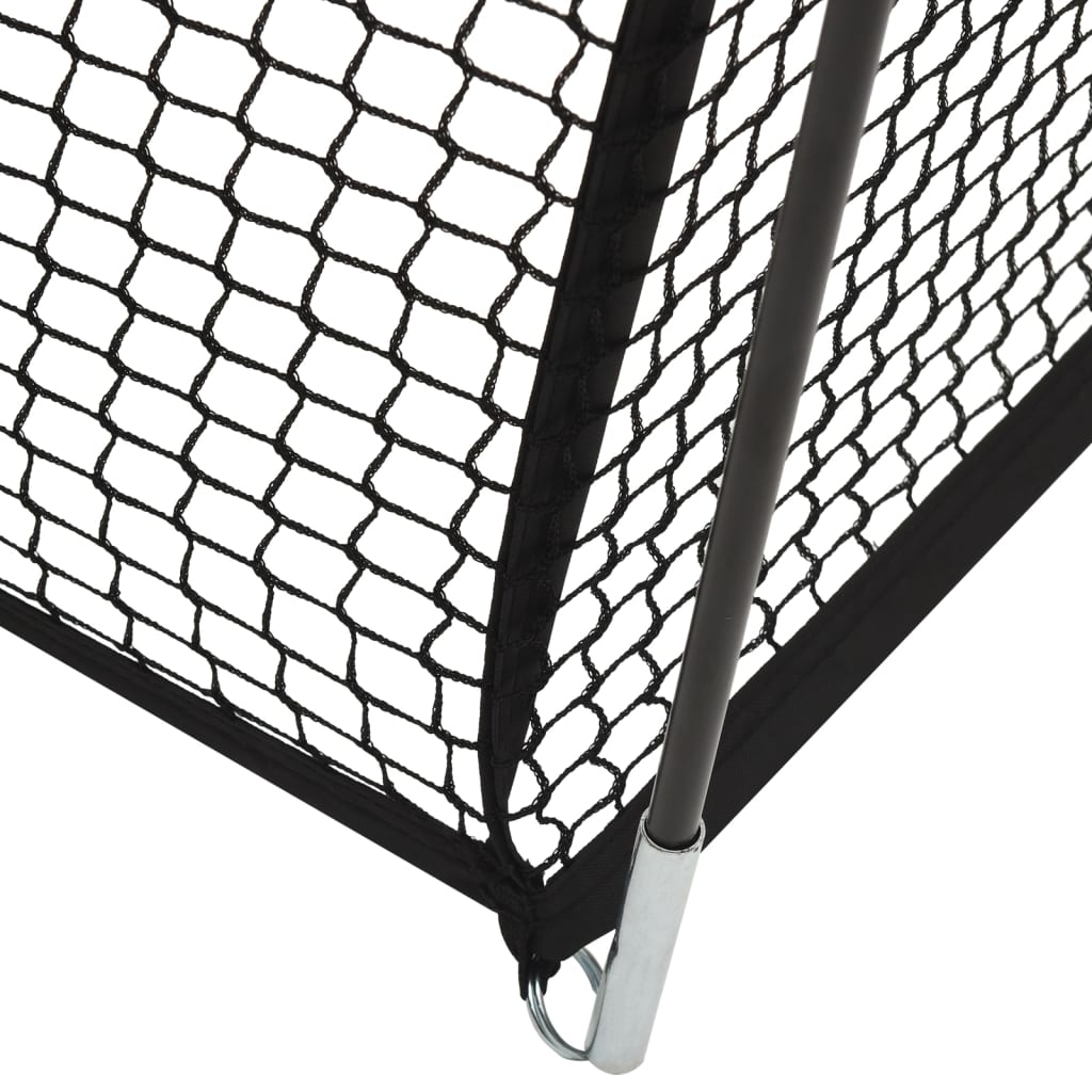 vidaXL Baseball Batting Cage Net Black 500x400x250 cm Polyester