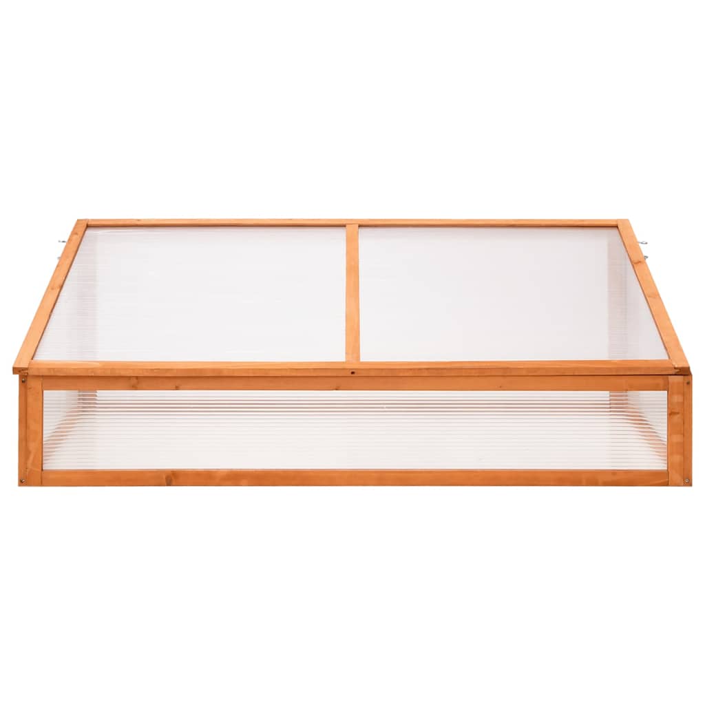 vidaXL Greenhouse Orange 110x58.5x39 cm Fir Wood