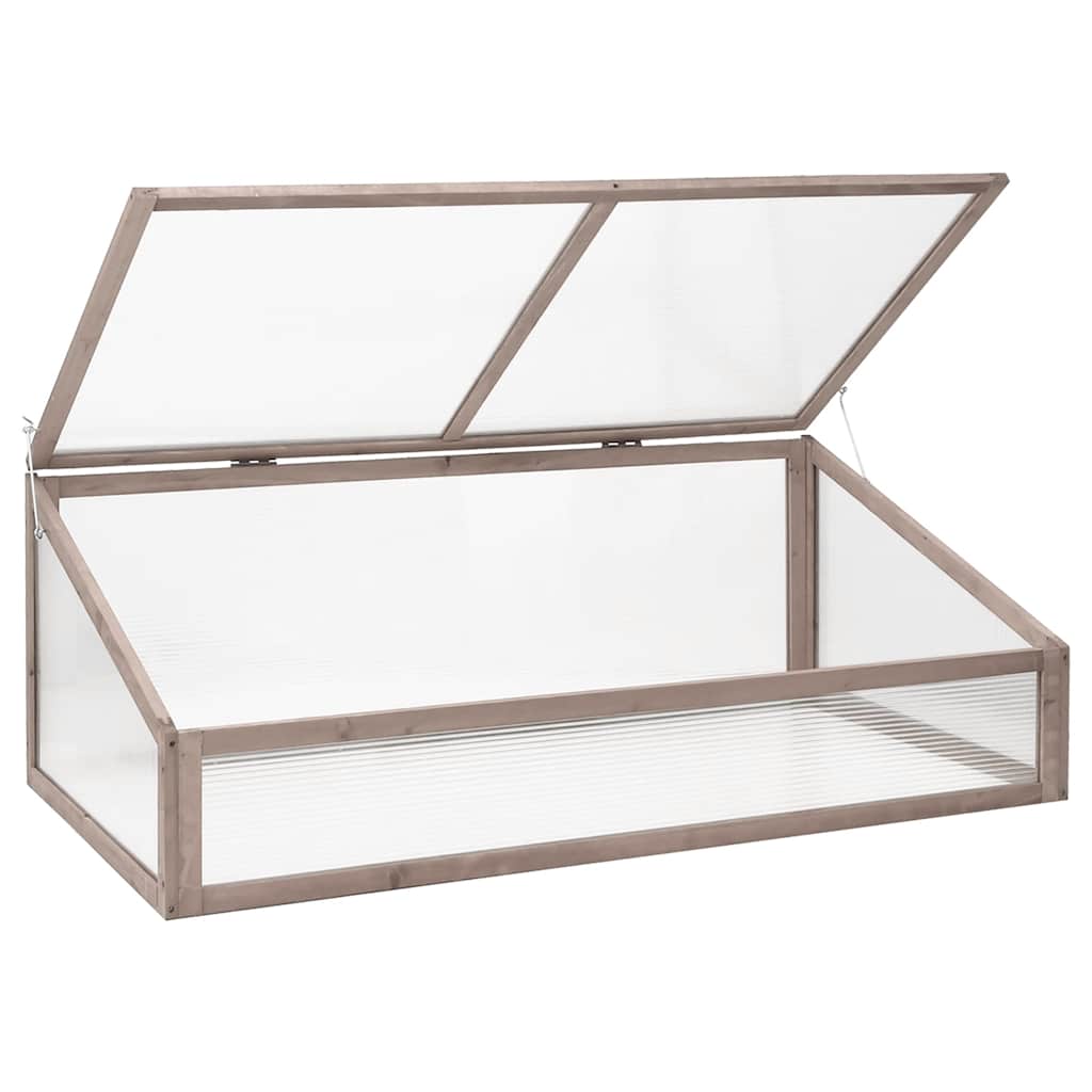 Greenhouse Grey 110x56x39 cm Fir Wood