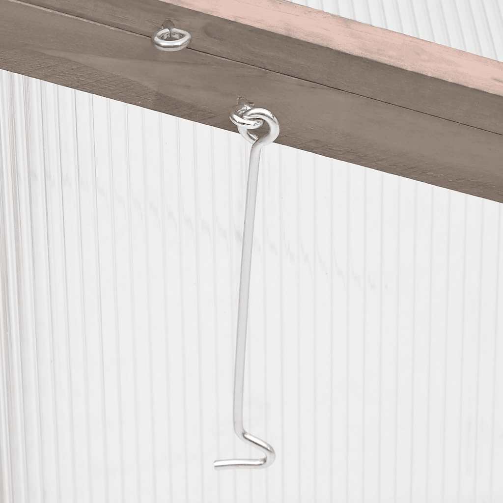 Greenhouse Grey 110x56x39 cm Fir Wood