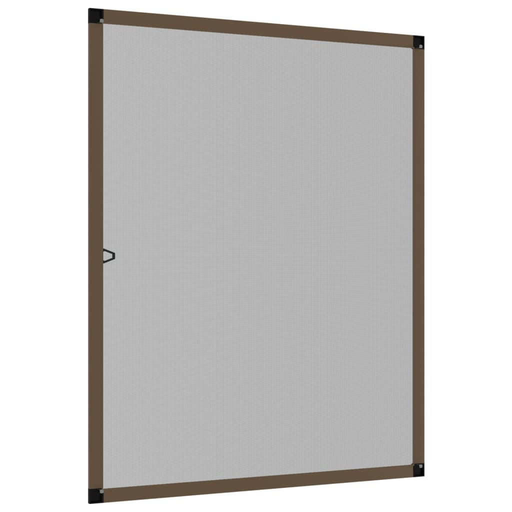 Insect Screen for Windows Brown 80x100 cm