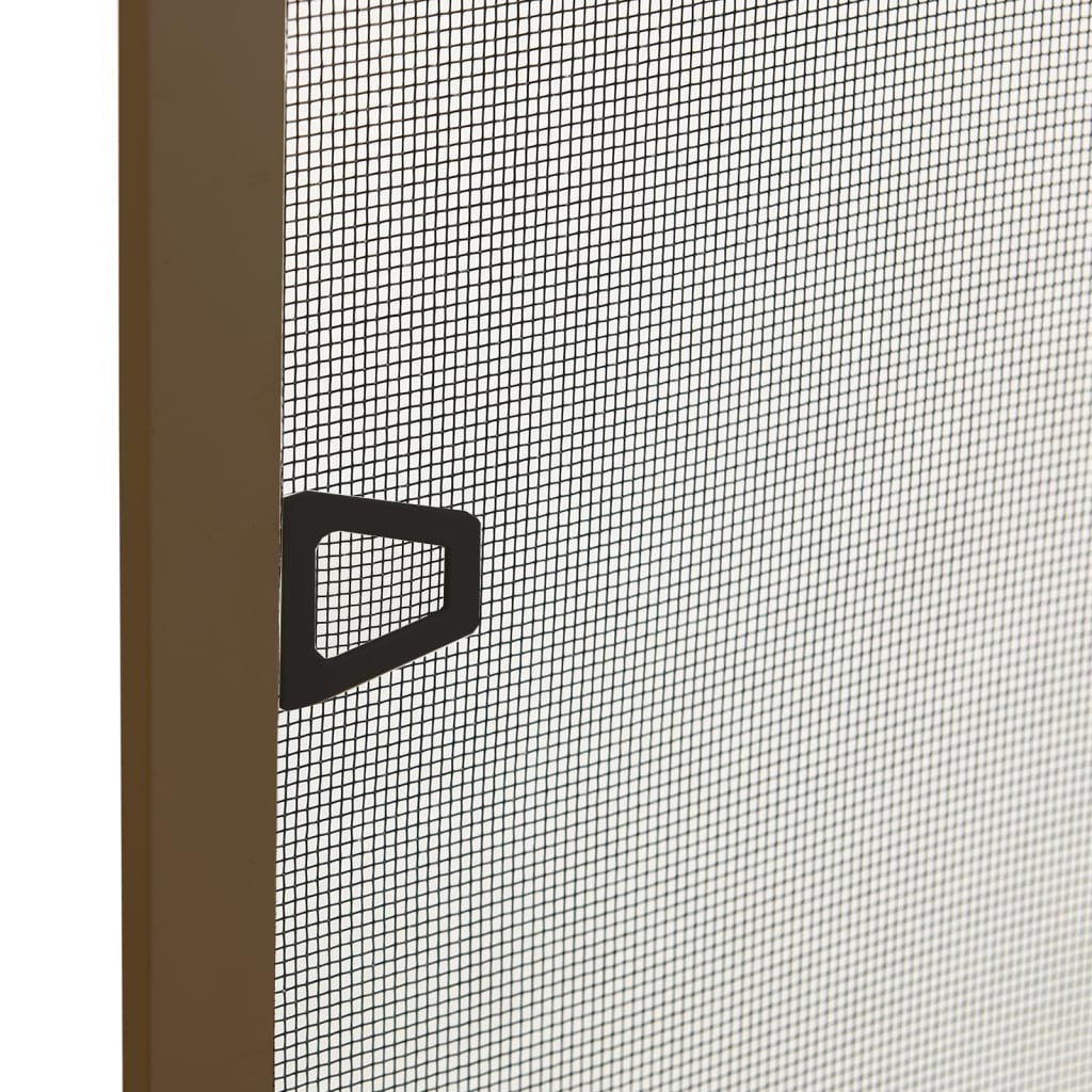 Insect Screen for Windows Brown 80x100 cm