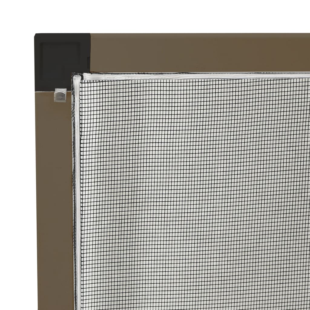 Insect Screen for Windows Brown 80x100 cm