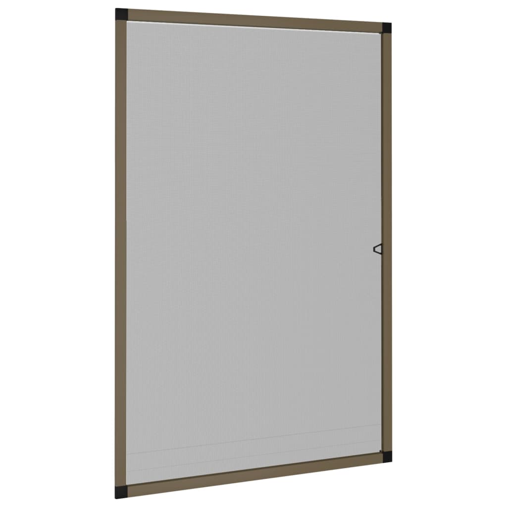 Insect Screen for Windows Brown 80x120 cm