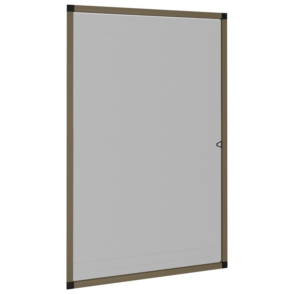 Insect Screen for Windows Brown 90x120 cm