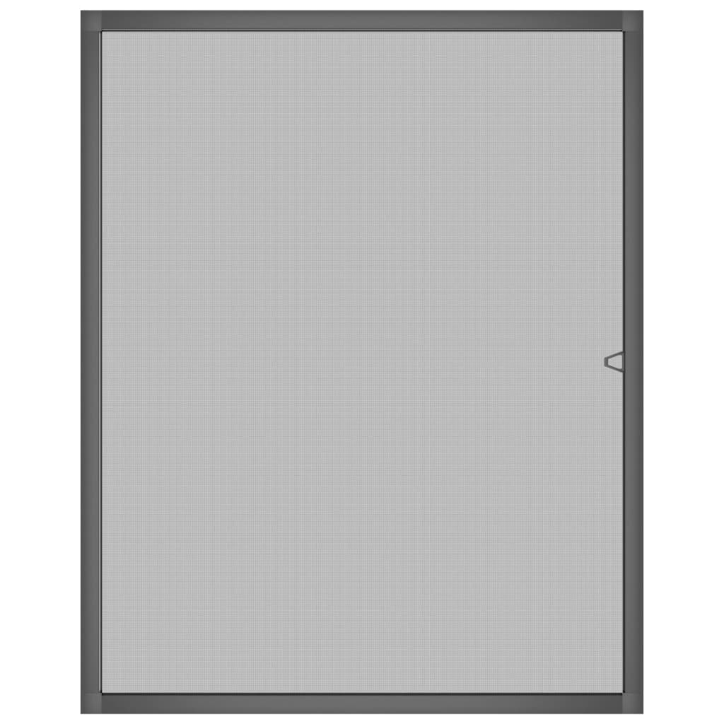 Insect Screen for Windows Anthracite 80x100 cm