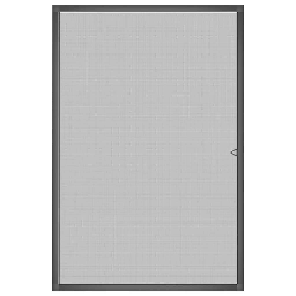 Insect Screen for Windows Anthracite 80x120 cm