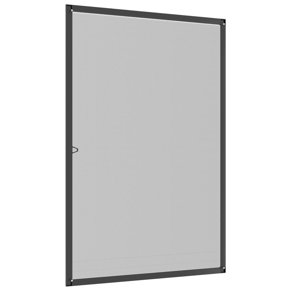 Insect Screen for Windows Anthracite 80x120 cm