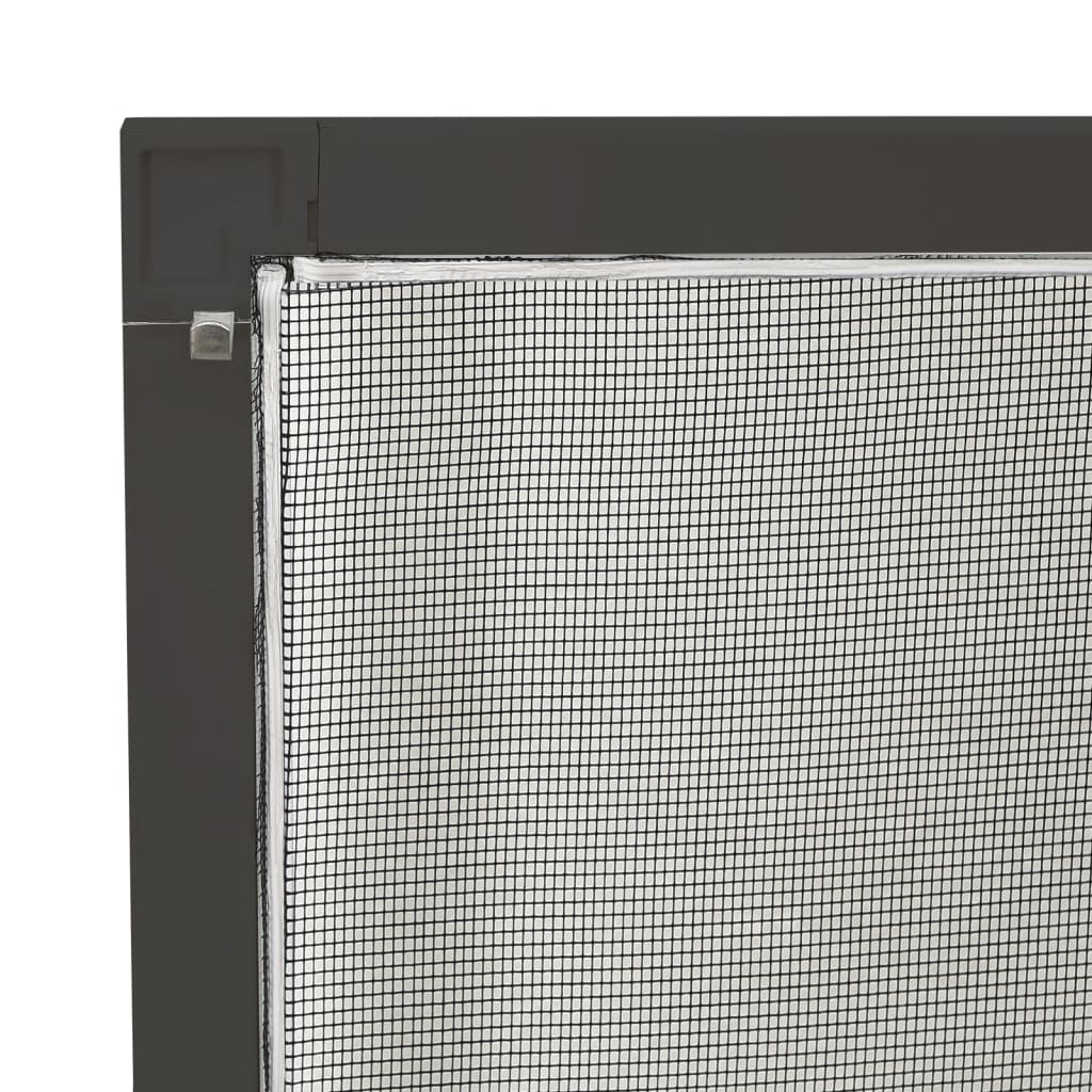 Insect Screen for Windows Anthracite 90x120 cm