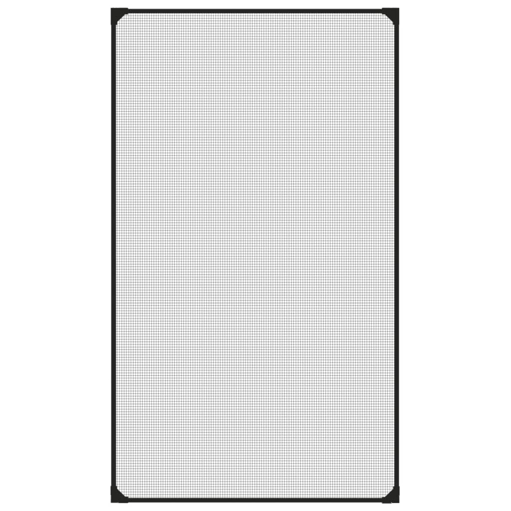 Magnetic Insect Screen for Windows Anthracite 80x140 cm