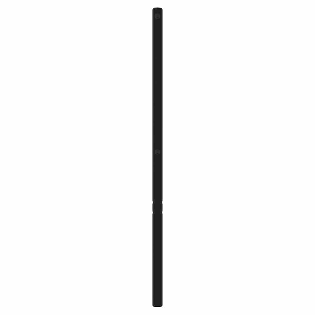 Metal Replace Headboard Black 200 cm