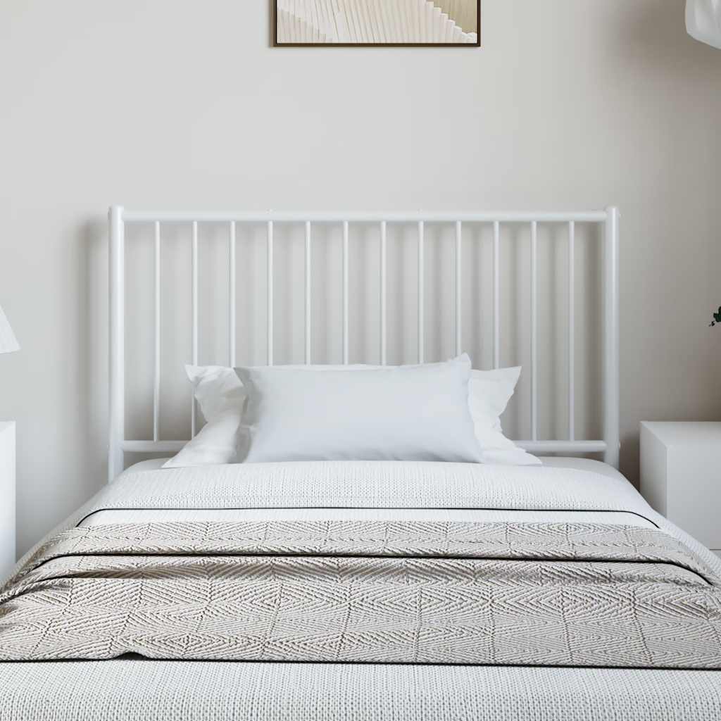 Metal Replace Headboard White 100 cm