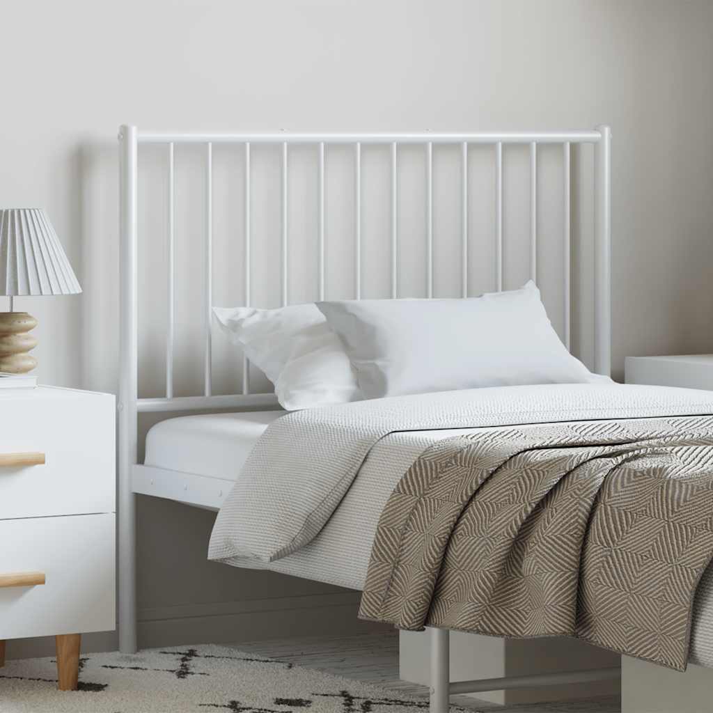 Metal Replace Headboard White 100 cm
