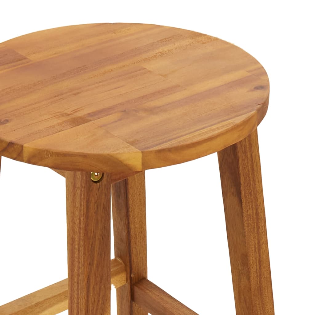 5 Piece Garden Bar Set Solid Wood  Acacia