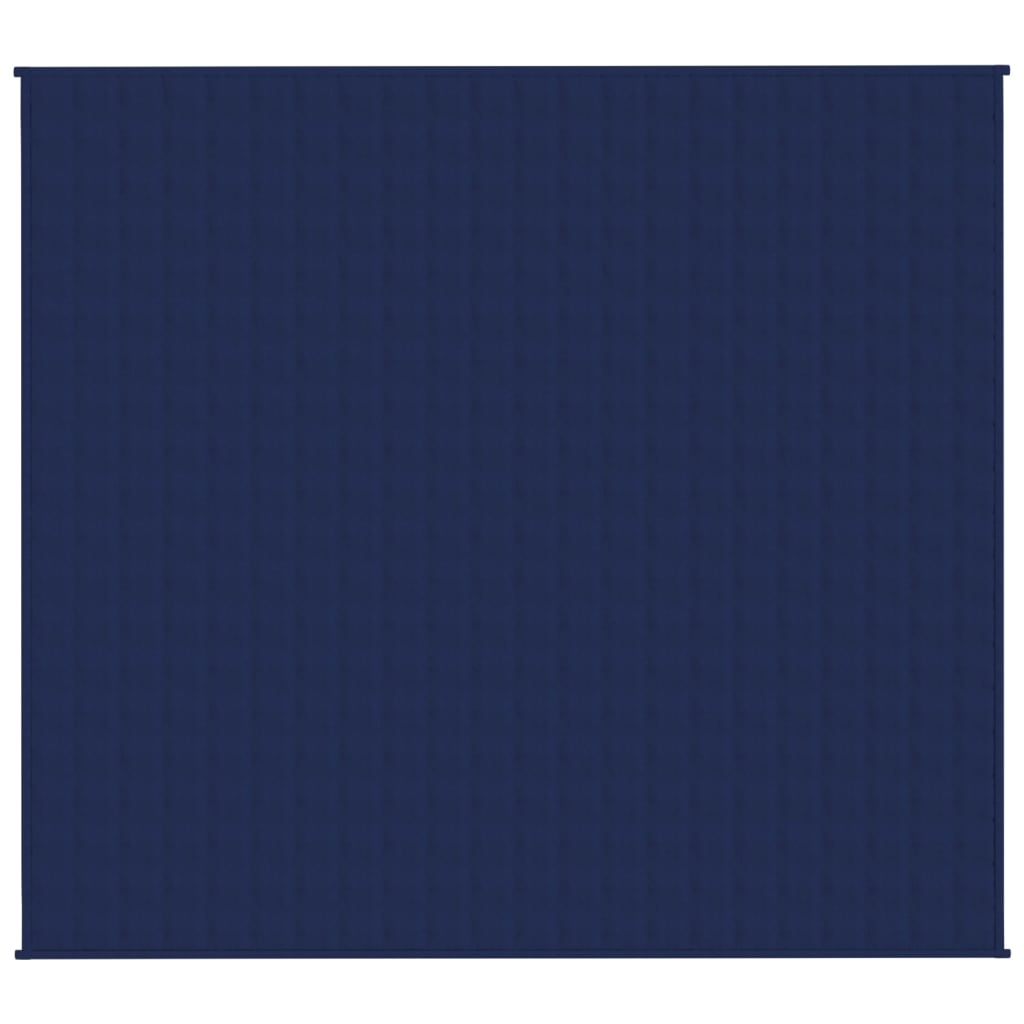 vidaXL Weighted Blanket Blue 200x230 cm 9 kg Fabric