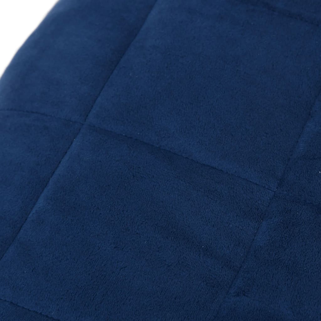 vidaXL Weighted Blanket Blue 122x183 cm 9 kg Fabric