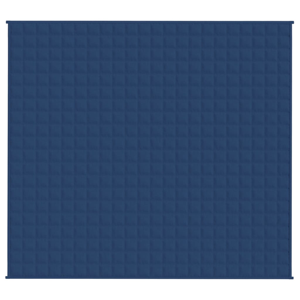 vidaXL Weighted Blanket Blue 200x230 cm 9 kg Fabric