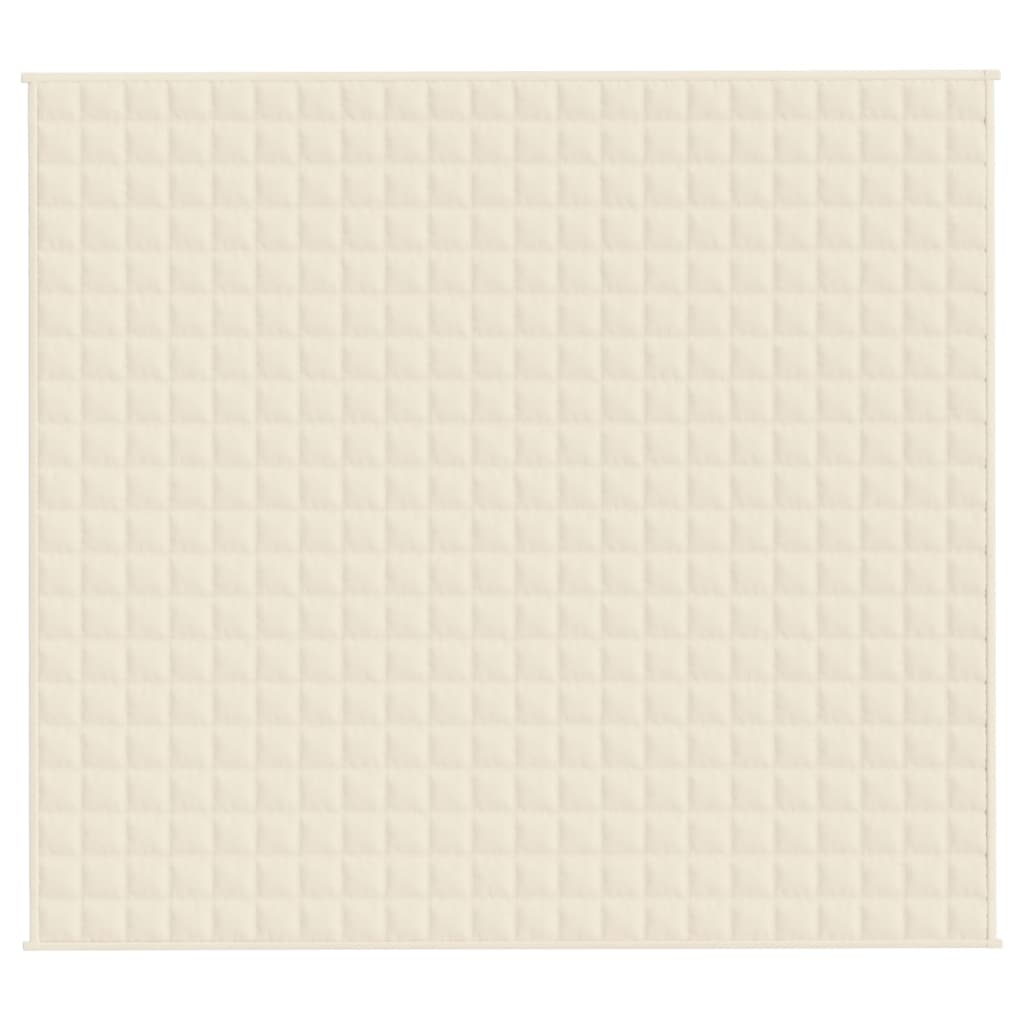 Weighted Blanket Light Cream 200x230 cm 13 kg Fabric