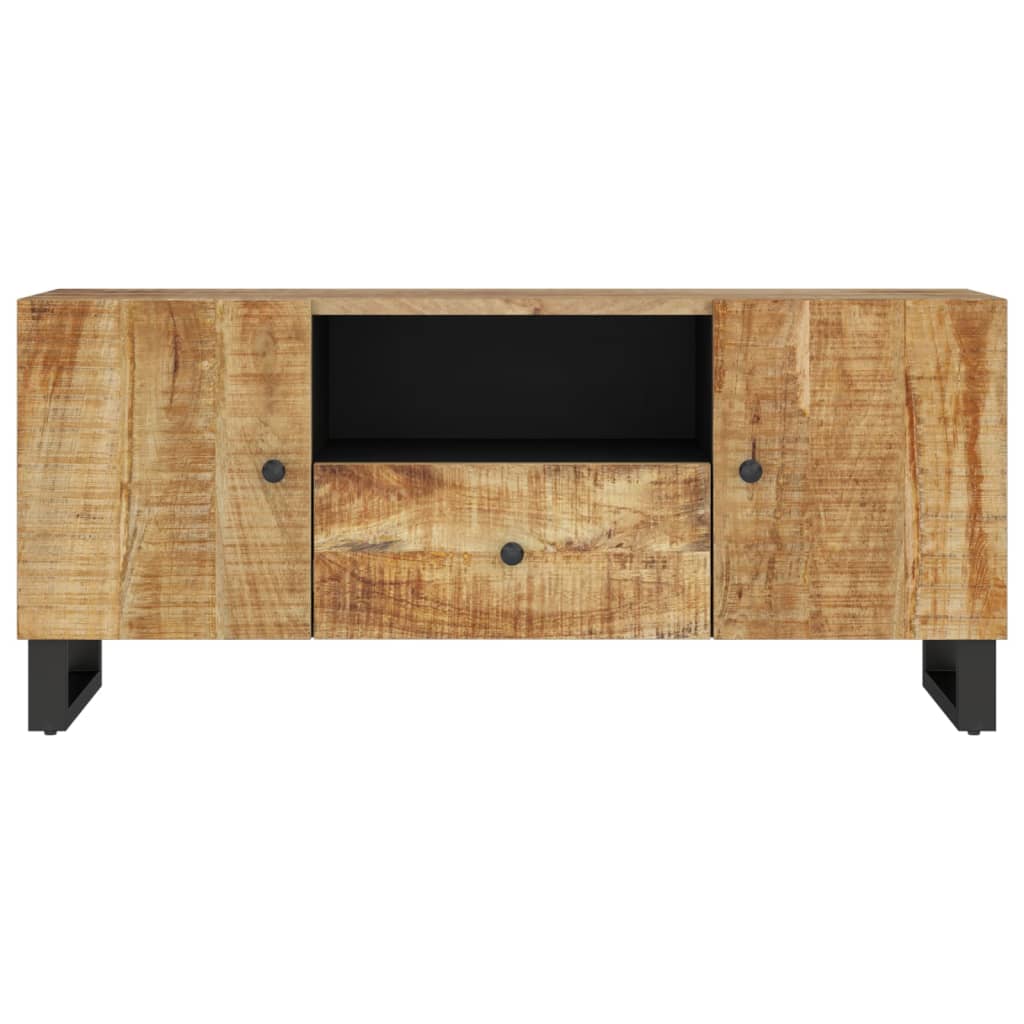 TV Cabinet 105x33,5x46 cm Solid Wood Mango&Engineered Wood