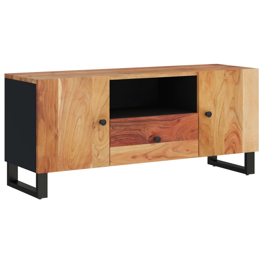 TV Cabinet 105x33,5x46 cm Solid Wood Acacia&Engineered Wood