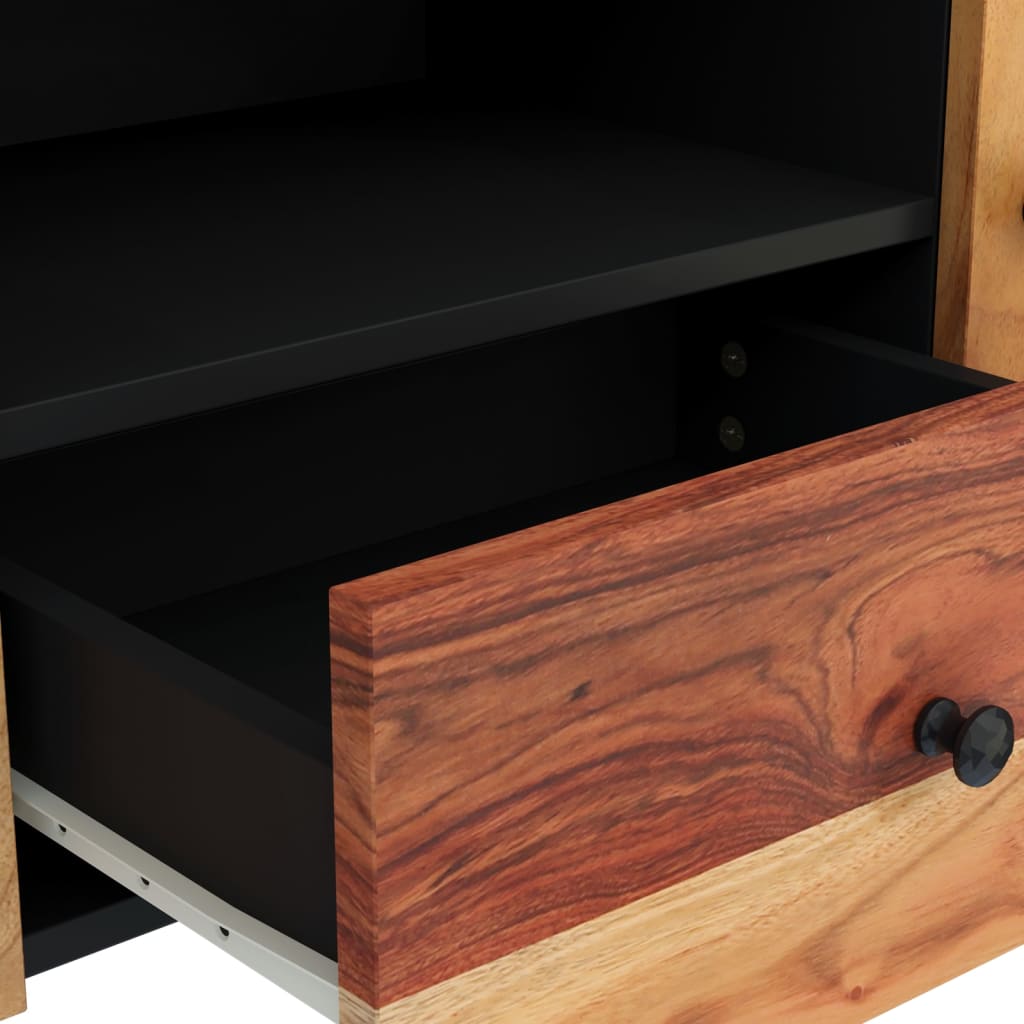 TV Cabinet 105x33,5x46 cm Solid Wood Acacia&Engineered Wood