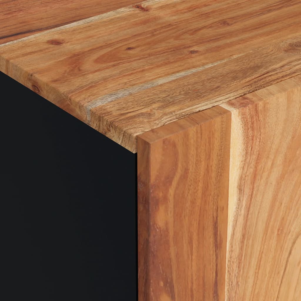 TV Cabinet 105x33,5x46 cm Solid Wood Acacia&Engineered Wood
