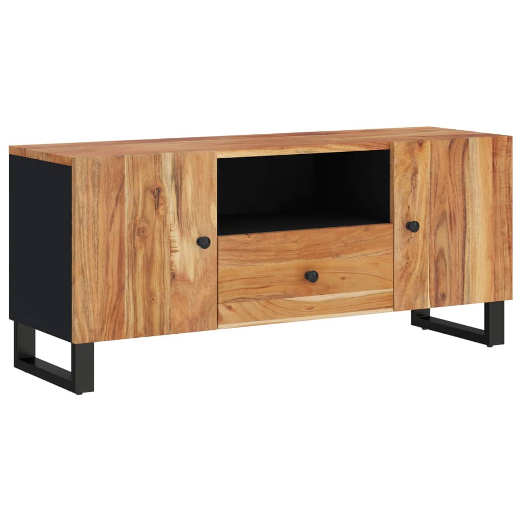 TV Cabinet 105x33,5x46 cm Solid Wood Acacia&Engineered Wood