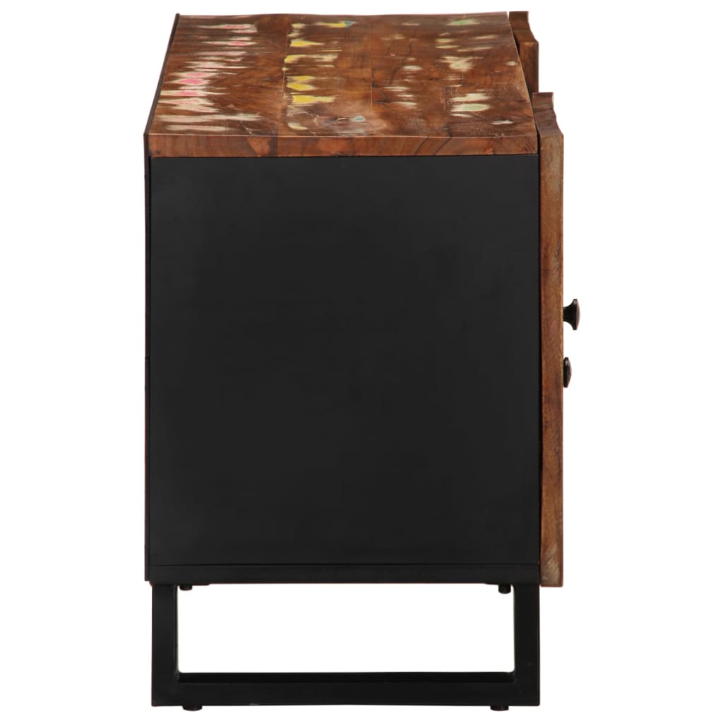 TV Cabinet 105x33,5x46 cm Solid Wood Reclaimed&Engineered Wood