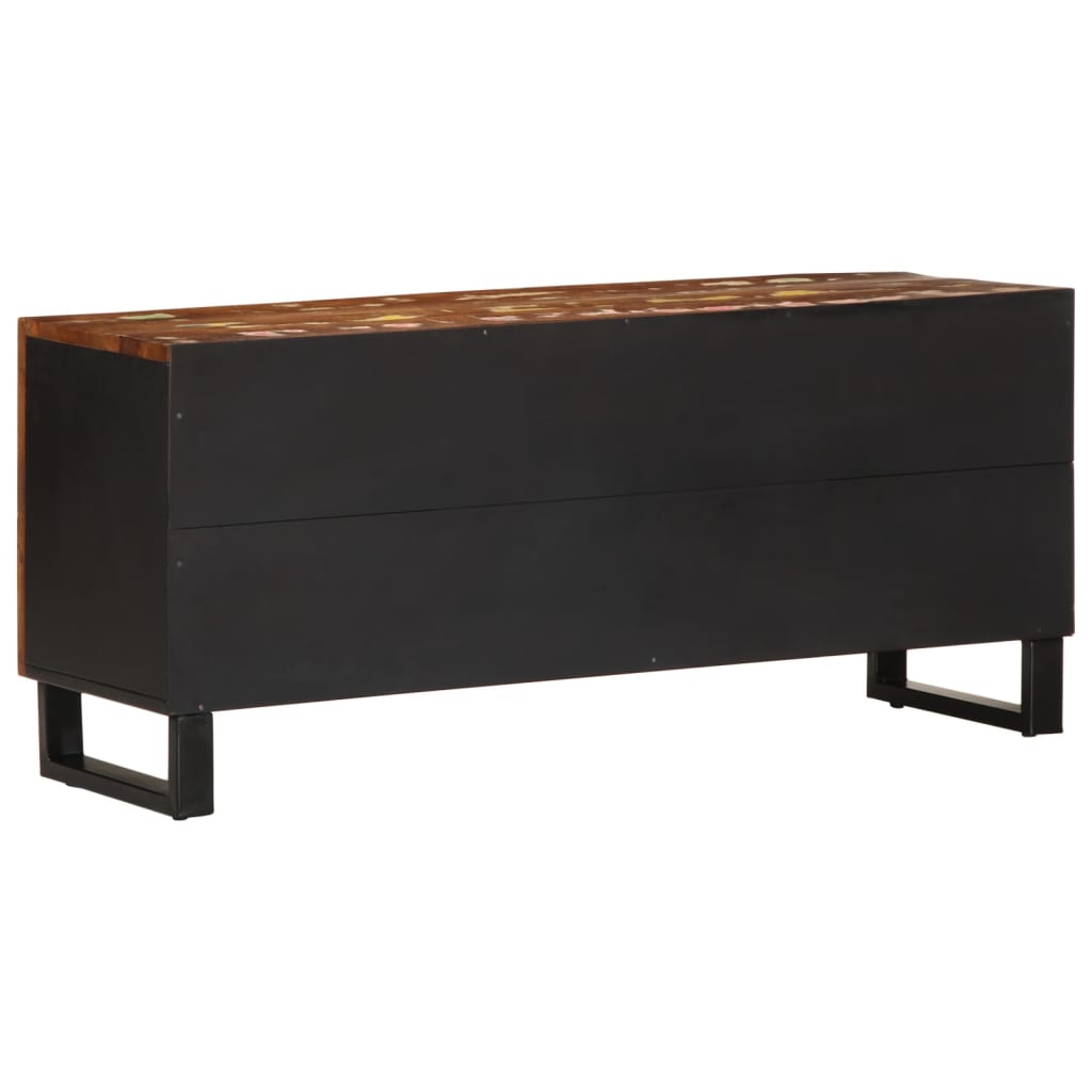 TV Cabinet 105x33,5x46 cm Solid Wood Reclaimed&Engineered Wood