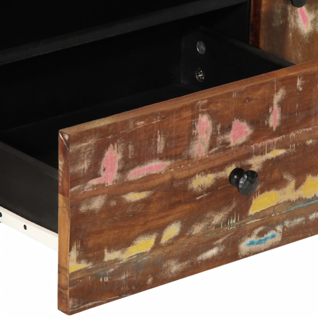 TV Cabinet 105x33,5x46 cm Solid Wood Reclaimed&Engineered Wood